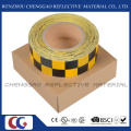 Ruban de signalisation de sécurité réfléchissants PVC jaune et noir Chequer (C3500-G)